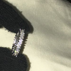 Silver eternity band